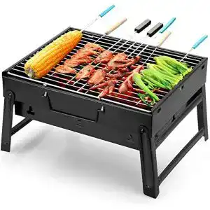 Schickling holzkohlegrill uten grill bbq portable holzkohlegrills