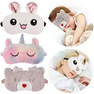 Schlafmaske cacazi 3 stueck 3d augenmaske kinder