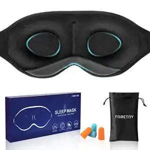 Schlafmaske foretoy fuer frauen herren 3d konturierte schalen