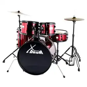 Schlagzeug xdrum rookie 22 fusion komplettset ruby red