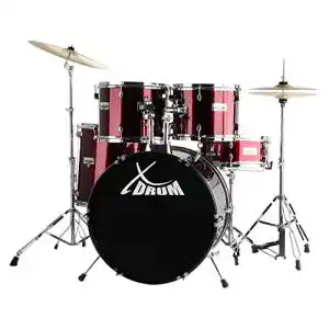 Schlagzeug xdrum semi 20 studio lipstick red 20 bd 10 tt