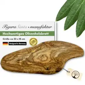 Schneidebrett olivenholz figura santa olivenholzbrett