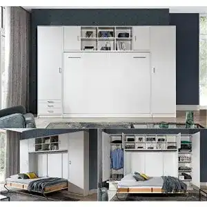 Schrankbett qmm wandbett wandklappbett horizontal