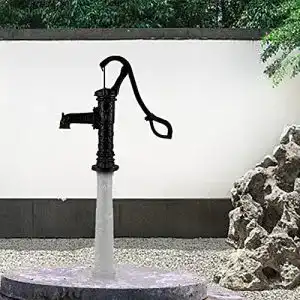 Schwengelpumpe vevor hand mit wasserauslass oxl 65x22cm