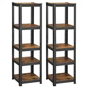 Schwerlastregal songmics standregal 2er set buecherregal