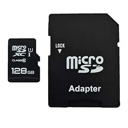 SDXC Speicherkarte 128 GB mit Adapter für Panasonic Lumix Kameras