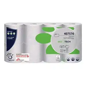Selbstaufloesendes toilettenpapier werra 64 rollen papernet