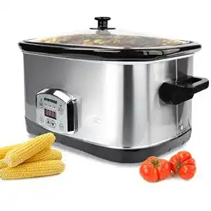 Slow cooker syntrox germany digitaler slow cooker schongarer