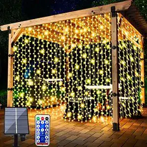 Solar lichterkette aussen fansir solar lichtervorhang aussen 3 x