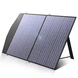Solaranlage garten allpowers faltbares solarpanel 100w