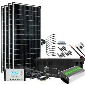 Solaranlage garten offgridtec autark xxl master 600w