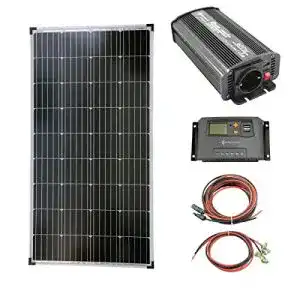 Solaranlage garten solartronics komplettset 1x130 watt