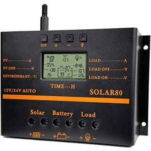 Solarladeregler Radiancy Inc LCD-Anzeige Aktueller 80A Solarpanel - solarladeregler radiancy inc lcd anzeige aktueller 80a solarpanel