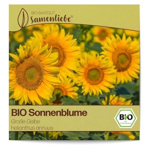 Sonnenblumen-Samen Samenliebe BIO Sonnenblume Samen - sonnenblumen samen samenliebe bio sonnenblume samen