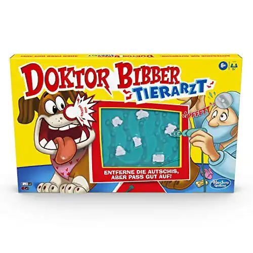 Hasbro Gaming Doktor Bibber Tierarzt Spiel für Kinder ab 6 Jahren