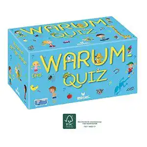 Moses Das Warum-Quiz für Kinder ab 6 Jahren Wissensspiel
