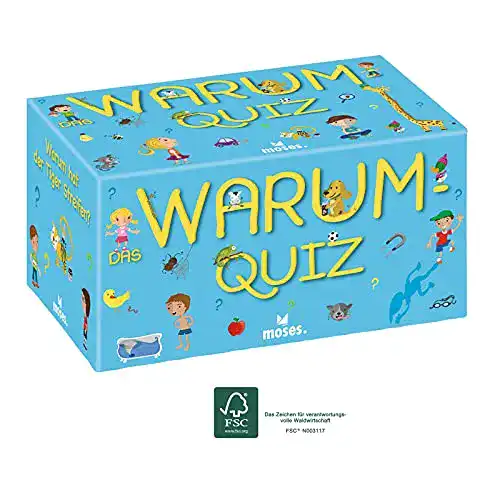 Moses Das Warum-Quiz für Kinder ab 6 Jahren Wissensspiel