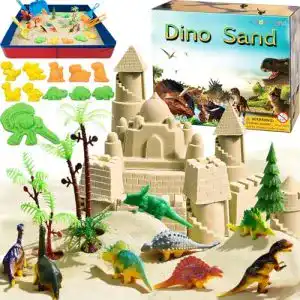 Spielsand kiddosland dinosaurier kinetischer sand baukasten