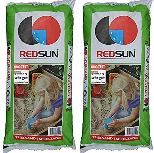 Spielsand RedSun 50 Kg ÖKO 0-0,2 mm Qualitäts Sandkastensand - spielsand redsun 50 kg oeko 0 02 mm qualitaets sandkastensand