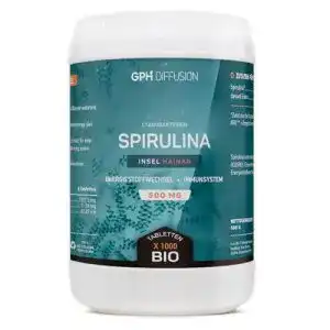 Spirulina tabletten gph diffusion spirulina bio 500mg