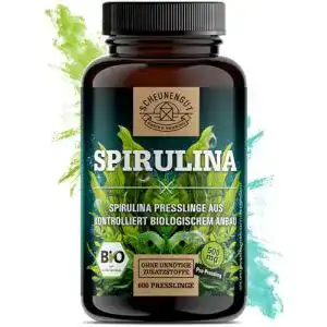 Spirulina tabletten scheunengut spirulina 6000mg je tagesdosis