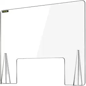 Spuckschutz 120x60 vevor 60 x 120 cm schreibtisch trennwand