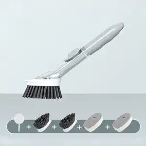 Spuelbuerste ninevi 4in1 mit spuelmittelspender abwaschbuerste