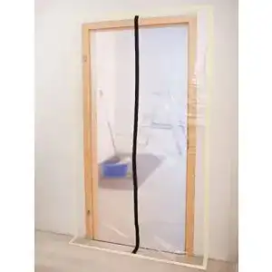 Staubschutztuer mivos mit reissverschluss 220 x 120 cm