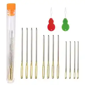 Sticknadel pwsap 12 stumpfe nadeln mit grossen oesen