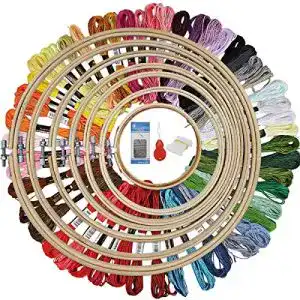 Stickset hausprofi stickerei starter set kreuzstich tool kit