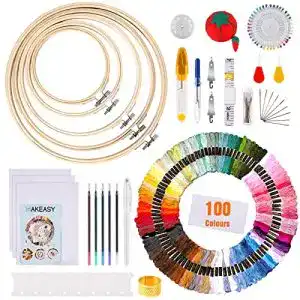 Stickset makeasy 205 pcs stickerei set stickerei starter kit