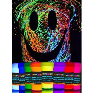Stoffmalfarbe individuall uv textilfarben set 8 waschfeste neon