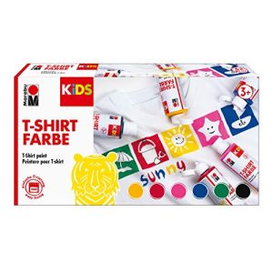 Stoffmalfarbe Marabu 0308000000001 Kids T-Shirt Farbe, 6 x 80 ml