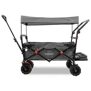 Strandwagen fuxtec beach bollerwagen faltbar fx ctb800 grau
