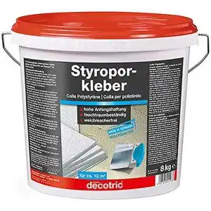 Styroporkleber decotric 1103001 renoviervlieskleber weiss 8kg