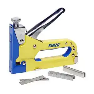 Tacker kinzo inkl 1500 naegel und klammern fuer teppich und holz