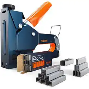 Tacker presch hand set inkl 600 klammern robuster 3 in1 metall