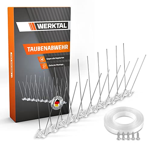 Taubenabwehr WERKTAL Spikes, Effektive Vogelabwehr