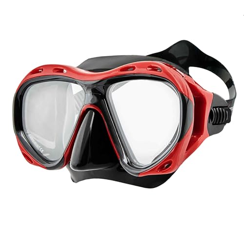 Taucherbrille Sportastisch mit Nase „Redfish“ Anti-Fog Tauchmaske