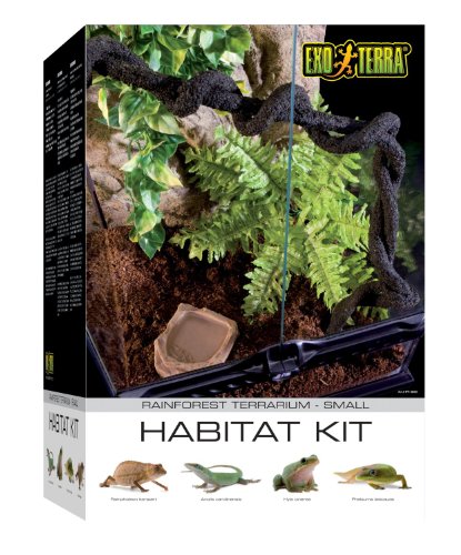 Terrarium Exo Terra Rainforest Habitat Kit, Terrarien Starter Set