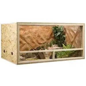 Terrarium holzkonzept osb holz 120x60x60 cm seitenbelueftung