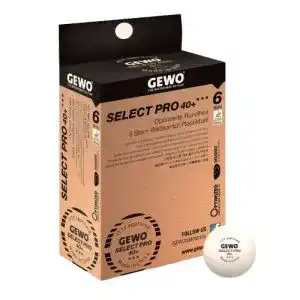 Tischtennisbaelle gewo select pro 3 sterne tischtennis ball