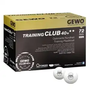 Tischtennisbaelle gewo training club 2 sterne tischtennis ball 40