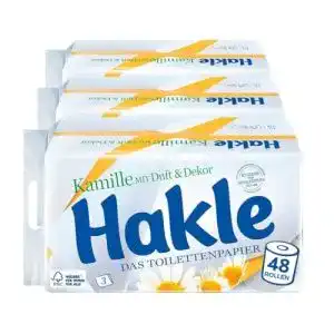Toilettenpapier 3 lagig hakle toilettenpapier kamille 48 rollen