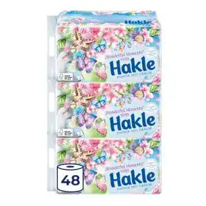 Toilettenpapier 3 lagig hakle toilettenpapier klassisch weiss 48