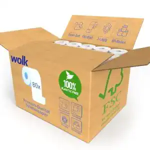 Toilettenpapier 3 lagig wolk 80x rollen toilettenpapier