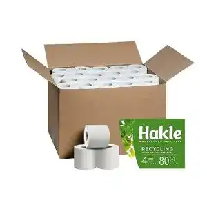 Toilettenpapier 4 lagig hakle recycling 80 rotoli