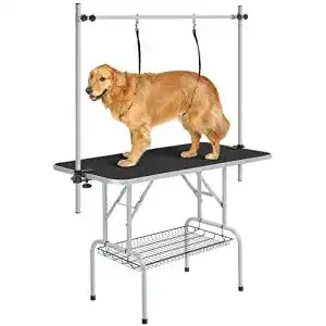Trimmtisch yaheetech hoehenverstellbar fuer hunde gross schertisch