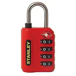 Tsa schloesser stanley travelmax tsa zahlenschloss 30mm rot