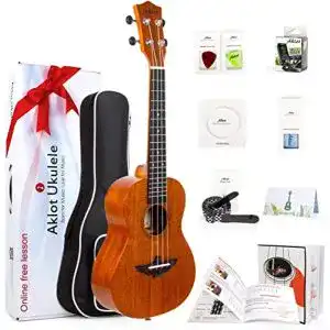 Ukulele aklot konzert erwachsene solides top mahagoni ukelele